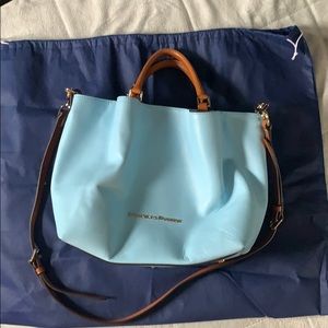 Dooney and Bourke Large Barlow Bag Caribbean Blue